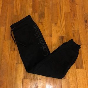 calvin klein black joggers